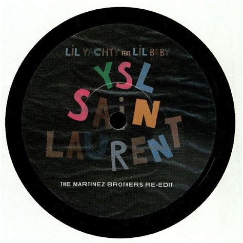 saint laurent ysl lil yachty 12 vinyl|lil yachty saintlaurentysl.